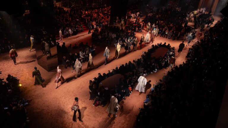 Fendi's coed fashion show at milan fashion week in september.
