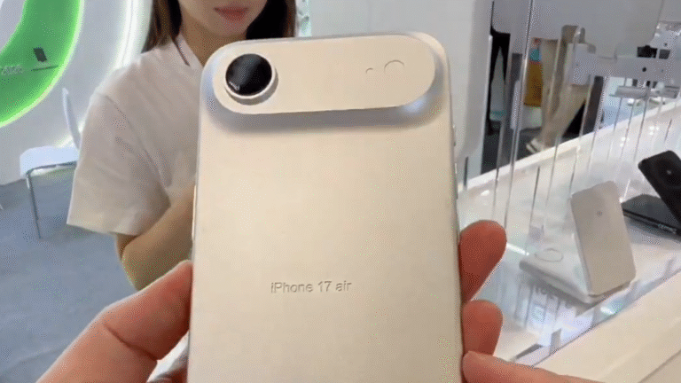 The iphone 17 air reportedly appeared in several videos and