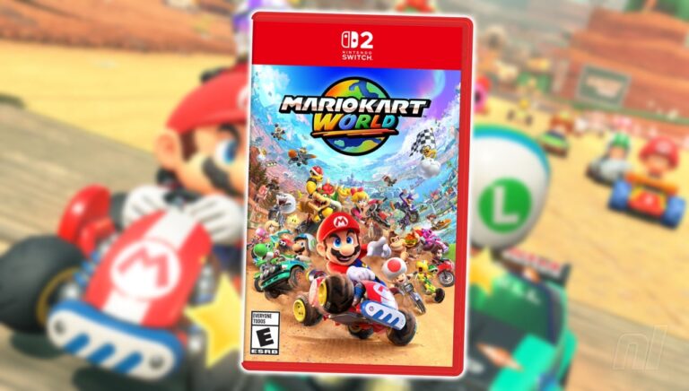 An overview of the reverse side of the mario kart