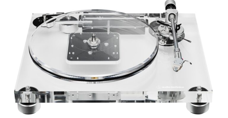 Check out audio technica's latest see through turntable.