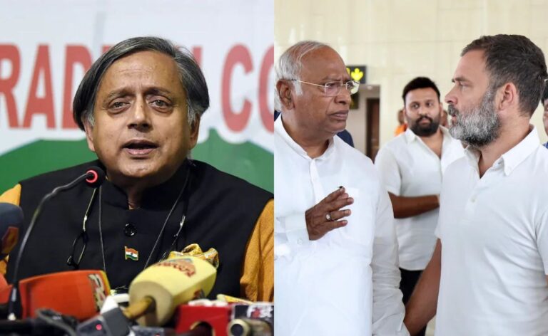 Congress selected four names for global outreach, but shashi tharoor