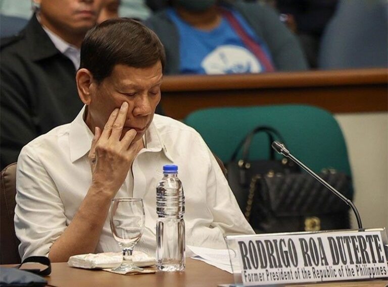 Marcos officials in duterte's arrest reference sub judice rule