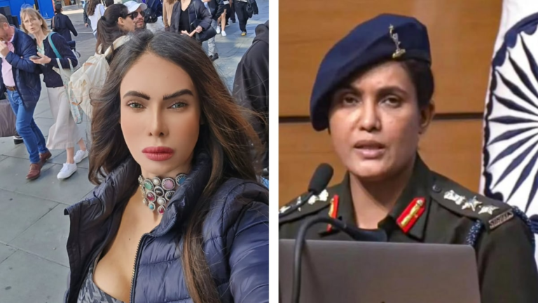 Operation sindoor hero colonel sofiya qureshi's twin, shyna sunsara, is