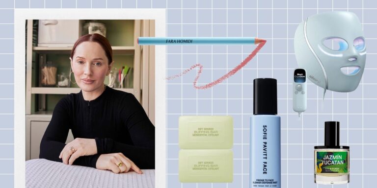 Sofie pavitt's must have skin, makeup, and self care products for 2025