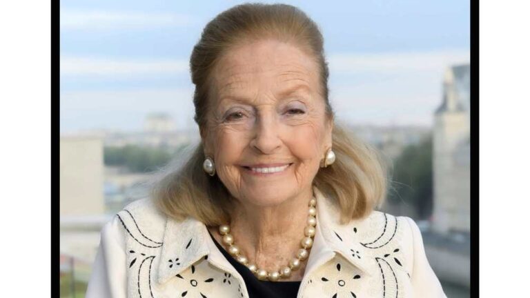 Doris brynner, celebrated leader of dior homewares, honored at paris