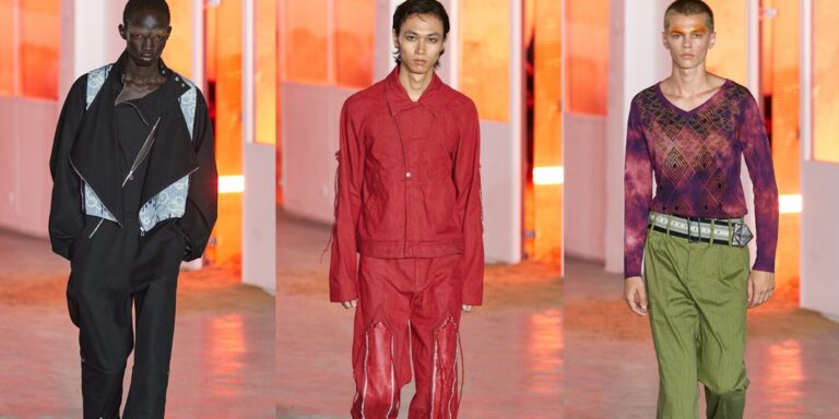 Kiko kostadinov's spring/summer 2026 collection at paris fashion week