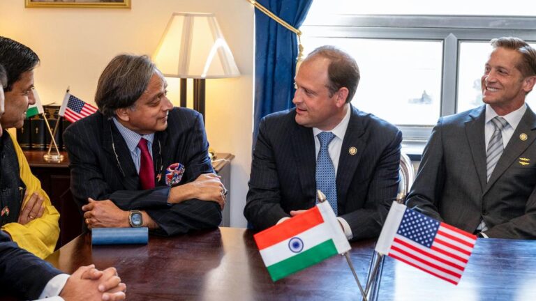 Shashi tharoor discusses the controversy surrounding trump's assertions about mediating