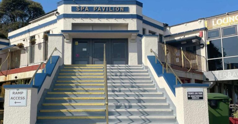 Spa pavilion is being renovated to ensure its future preservation.