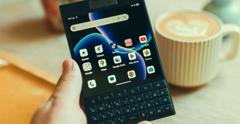 The titan 2 features a contemporary blackberry design with 5g