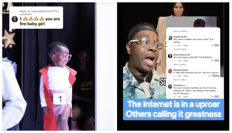 The online community is split on the topic of young