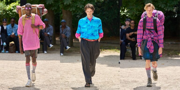 White mountaineering spring/summer 2026 paris fashion week runway collection