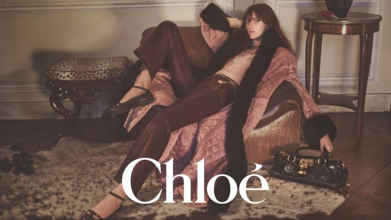 Chloé winter 2025 campaign imagery