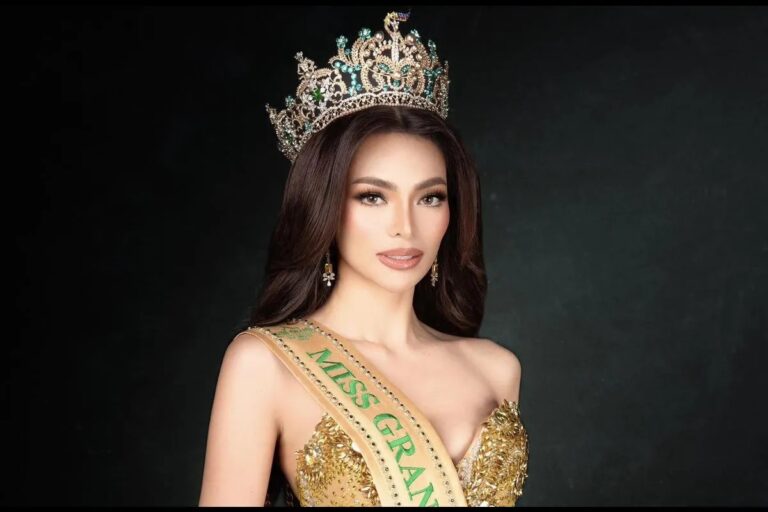Emma mary tiglao from pampanga is crowned as miss grand