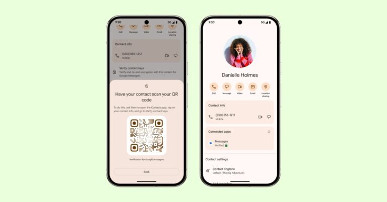 Google messages beta introduces qr code feature for key verification
