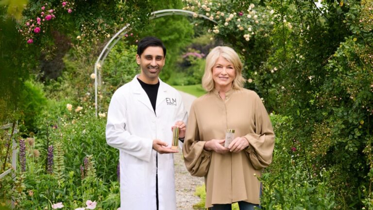 Martha stewart introduces her own skincare line, elm biosciences