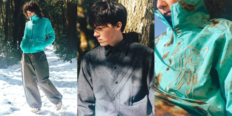 Paranoid fw25 collection lookbook details for the return theme