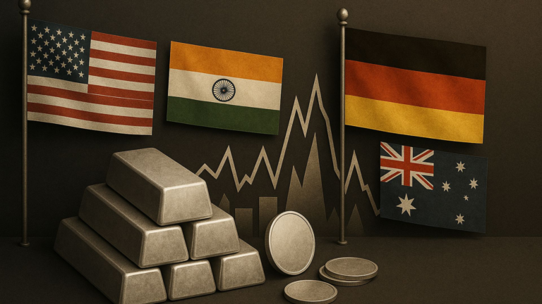 Physical silver investment experiences significant volatility in the leading four