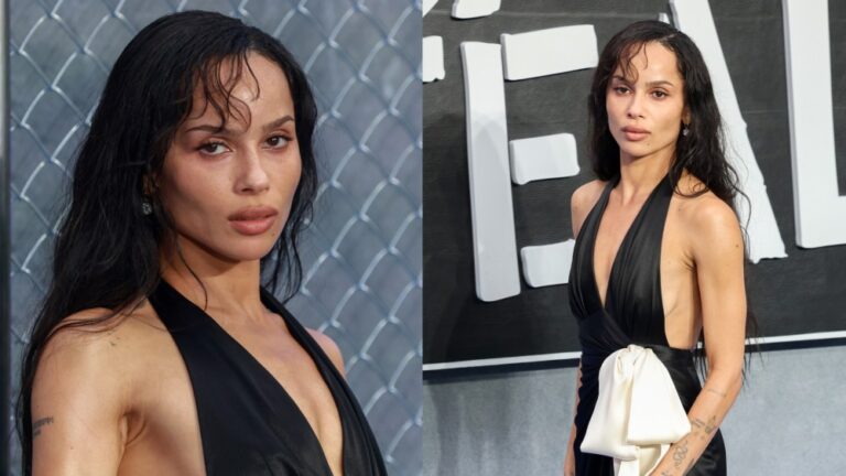 Zoe Kravitz Shines in Saint Laurent at the Premiere of Caught Stealing Zoe kravitz shines in saint laurent at the premiere of