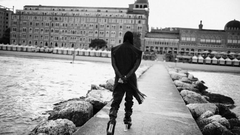Rick owens discusses his gradual career development and paris exhibition