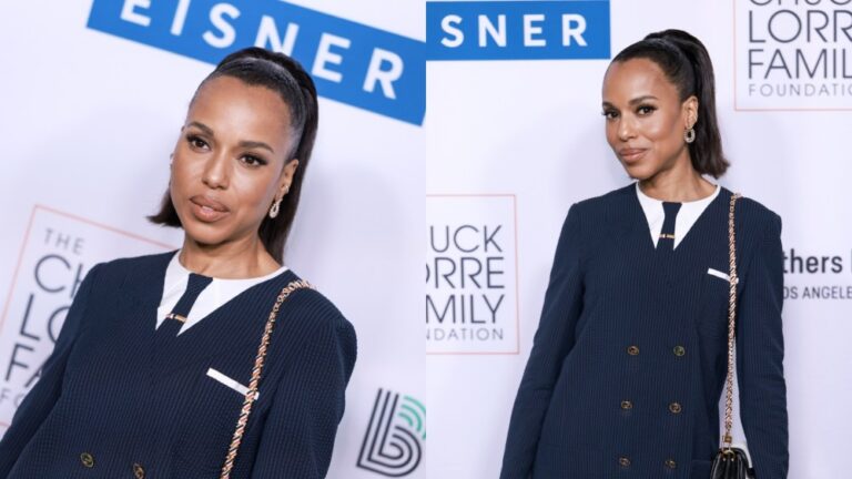 Kerry Washington Showcases Thom Browne at Big Brothers Big Sisters Gala Kerry washington showcases thom browne at big brothers big sisters