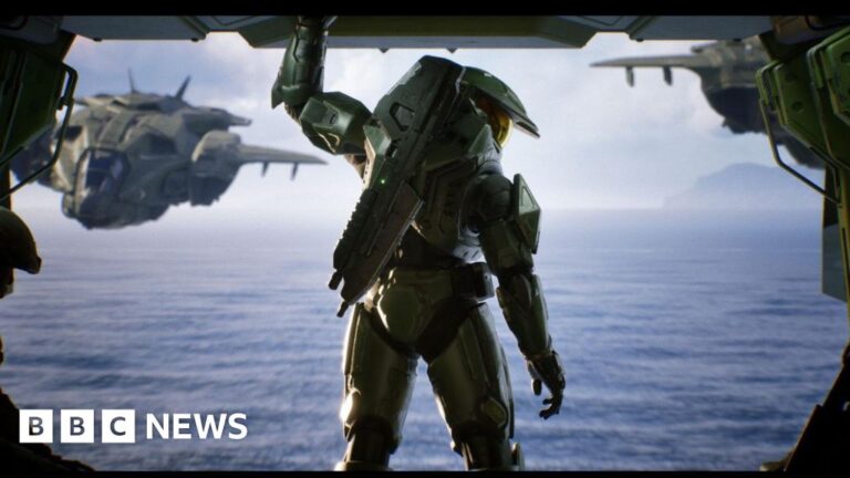 Microsoft’s Halo franchise is set to compete with PlayStation. Microsoft's halo franchise is set to compete with playstation.
