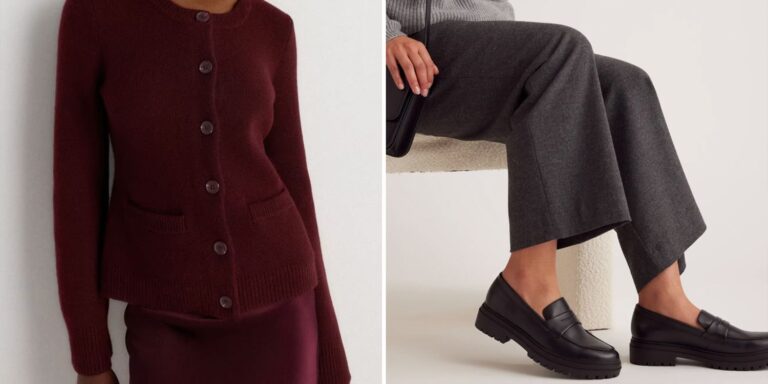 Ten fresh quince fall fashion items starting at $30