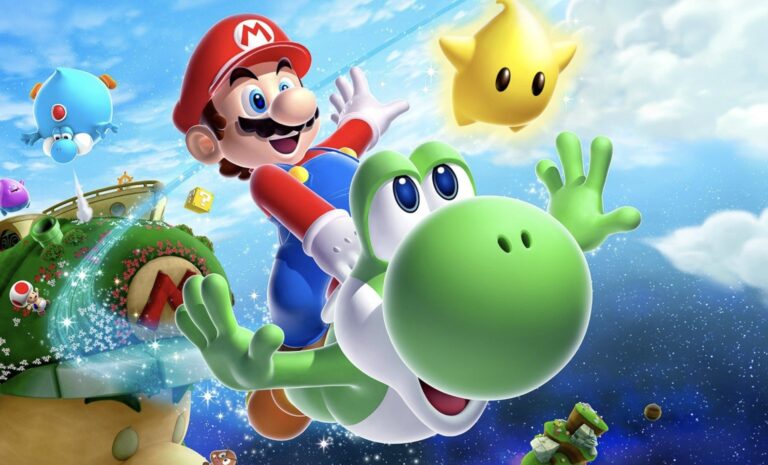 Images of Yoshi from the Super Mario Galaxy film have