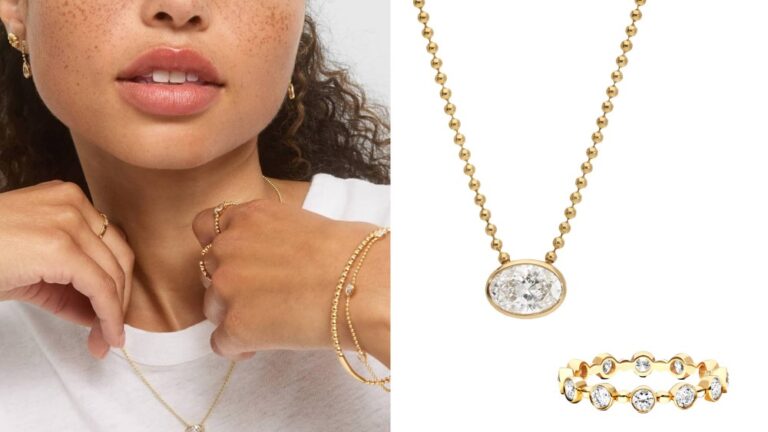 James Allen Diamond and Bead Chain Collection: Contemporary Rings and Elegant Bracelets James Allen Diamond and Bead Chain Collection: Contemporary Rings and