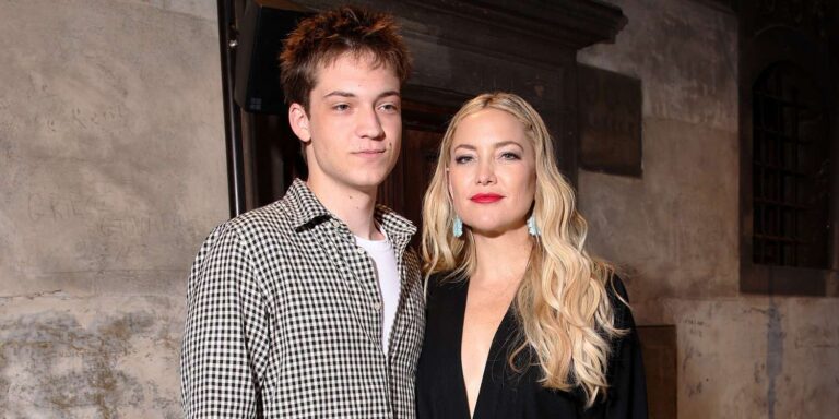 Kate Hudson and her lookalike son Ryder match outfits for