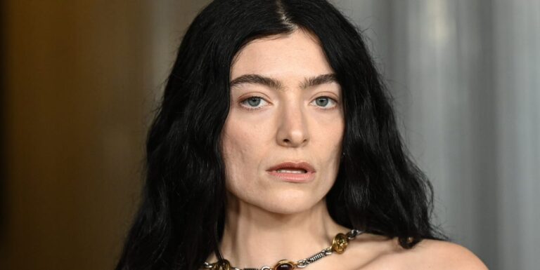 Lorde dazzles in versace at the lacma art and film