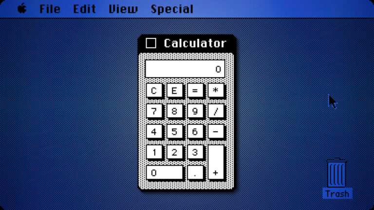 The initial design of the Mac calculator was inspired by giving Steve Jobs ten minutes to experiment with menus. The initial design of the Mac calculator was inspired by