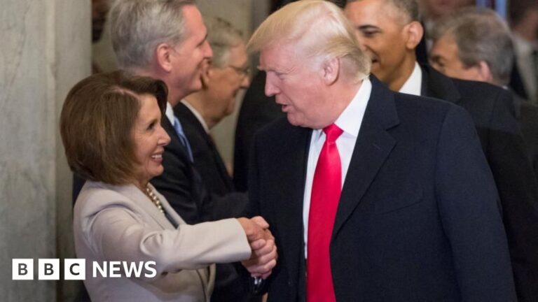 Three notable moments of the Pelosi-Trump rivalry captured on film – BBC Three notable moments of the Pelosi Trump rivalry captured on film