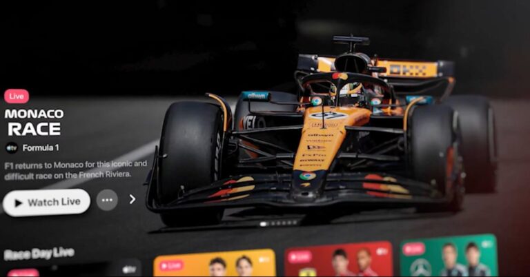 Apple TV previews its new F1 streaming agreement, announcing the