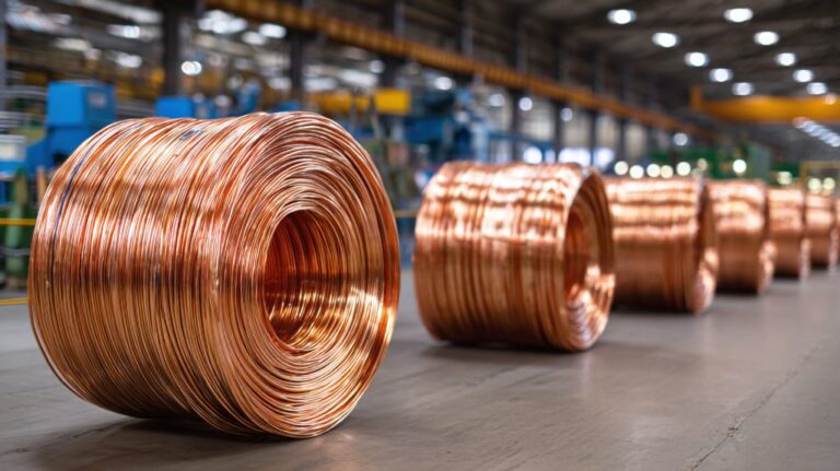Copper prices fall in New York after reaching a record
