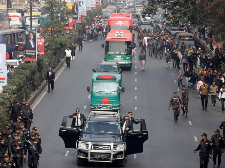 Large crowds gather for Khaleda's funeral as Bangladesh says goodbye
