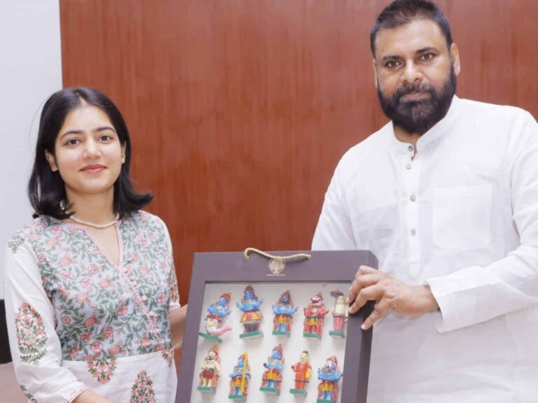 Pawan Encounters Gen Z Content Creator Swati and Offers Compliments