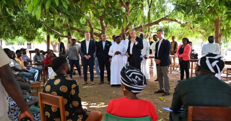 US Congressman Tours Benue and Requests Support for IDP Crisis