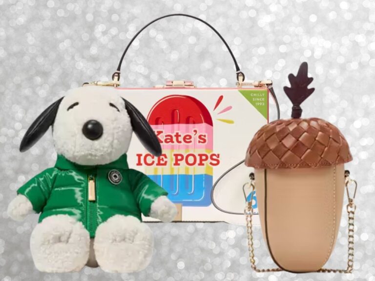 A variety of Kate Spade Outlet's unique handbags are available