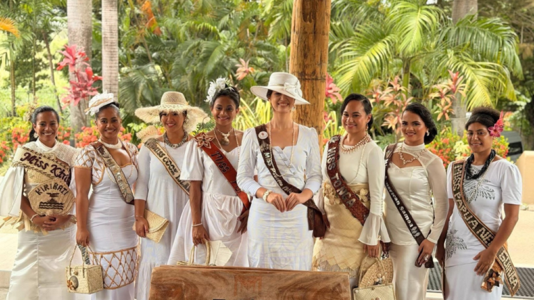 Pacific Queens arrive in Nadi for the Pacific Pageant according