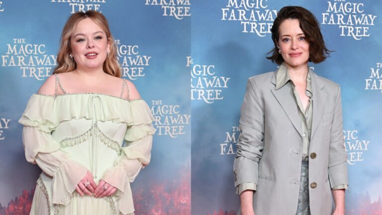 Claire Foy and Nicola Coughlan collaborate with a designer for